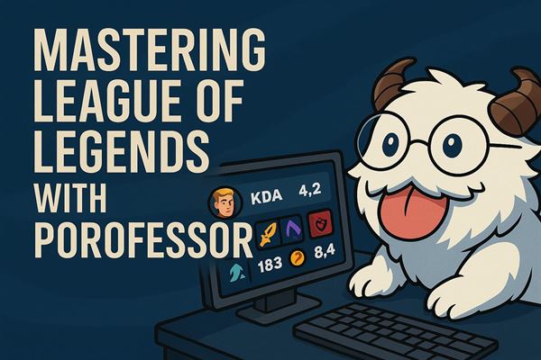 Mastering league of legends with porofessor